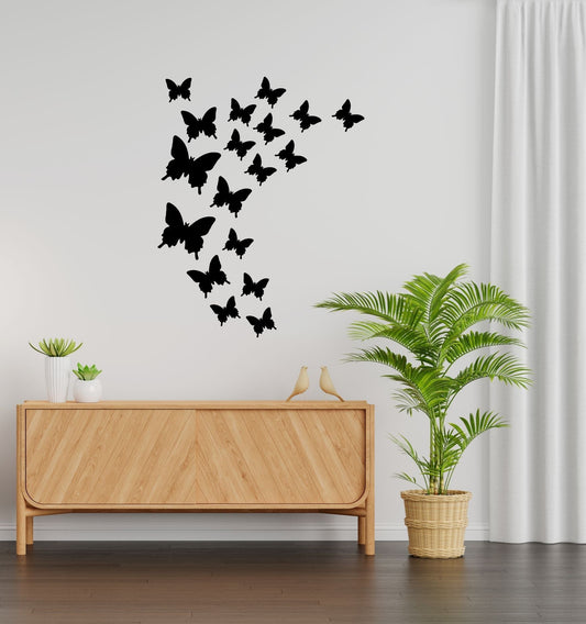 Set of 20 Butterflies Beautiful Wall Art