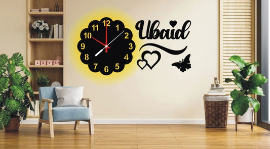 Costumized Clock with light
